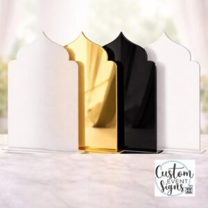 Islamic Arch sign blank, Mihrab arch standalone sign