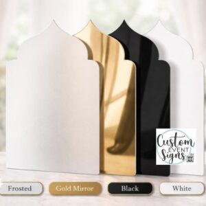 Mosque/community events sign acrylic blank