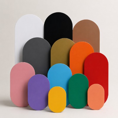 Wide oval acrylic blank sign board - Image 2